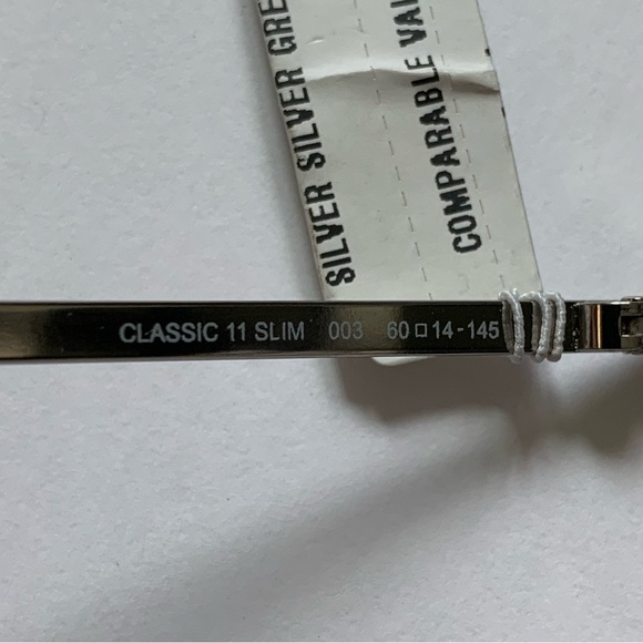 Saint Laurent™ CLASSIC 11 Silver Metal Mirrored Sunglasses NWT - Picture 10 of 16